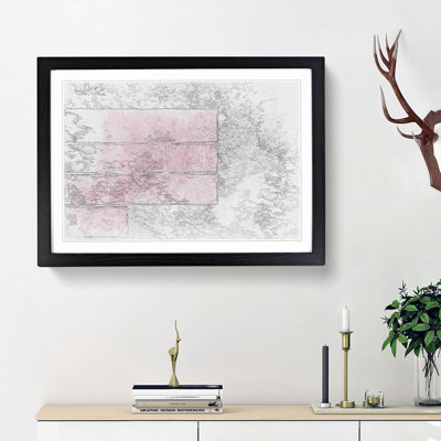 Stacked Bars in Abstract - Framed Print