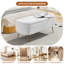 Banc de rangement avec repose-pieds Toleen -1845888206