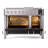 LVE Panoramagic Series 48 inch Dual Fuel Range with 8 Burners, Griddle-99364263