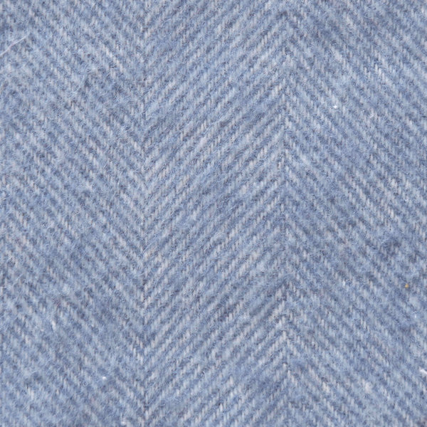 Italian Herringbone Throw, Chambray