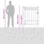 180 cm W Gate Fencing
