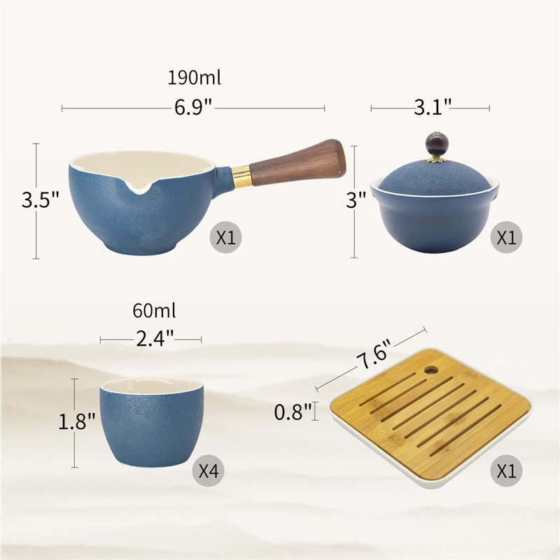 6,4 oz. Latitude Run® Jayleah Service à thé