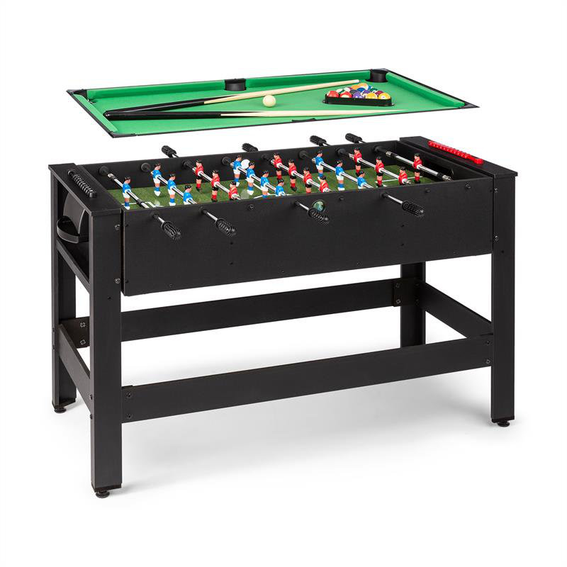 60 L 2 Game Rotating Multi Game Table, Black