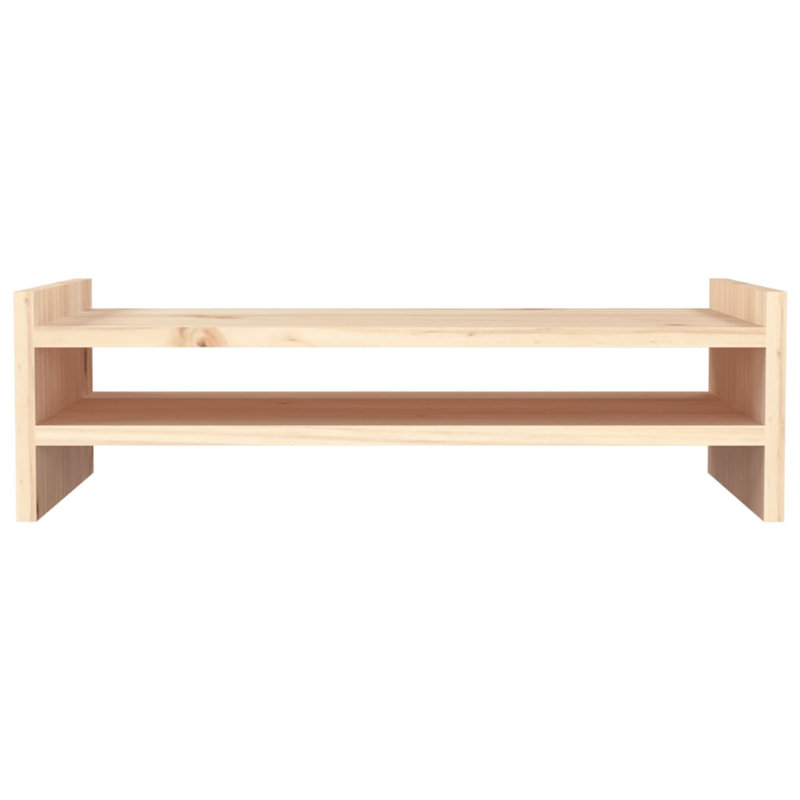 Kevirent Wood Monitor Stand, Brown