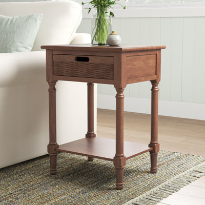 Peters End Table with Storage