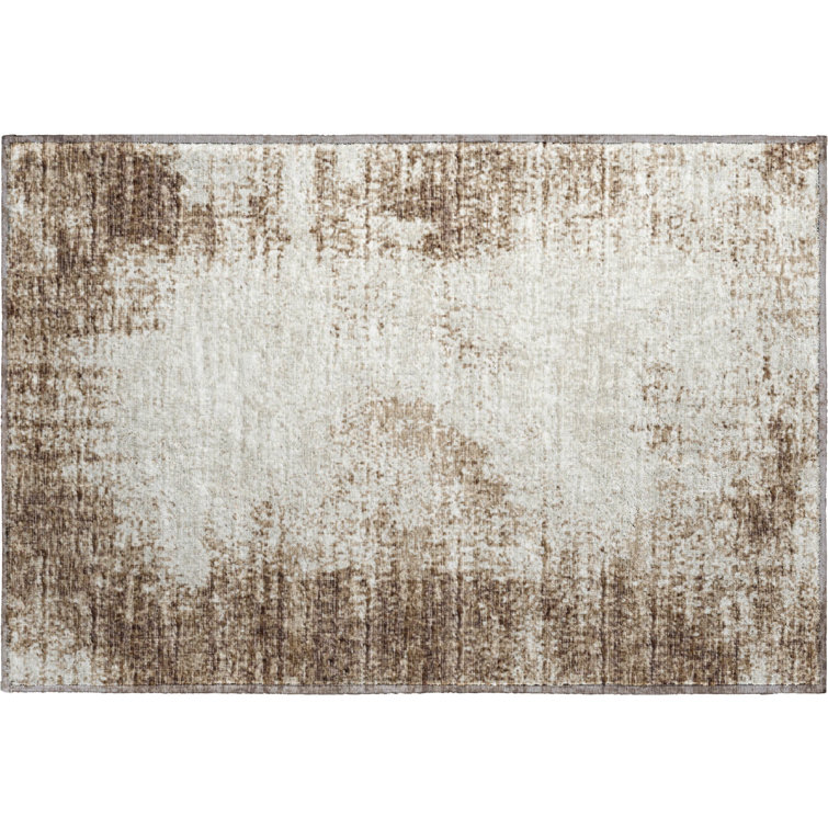 Premium Machine Washable Mayfield Brown Rug