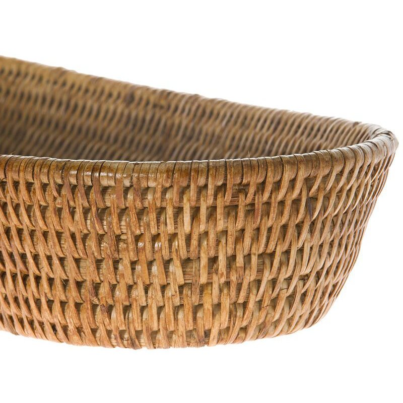 Beachcrest Home™ Everard Bamboo Bread Basket, Honey Brown