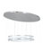 60" Long Beckam 3 Light Cascading Pendant