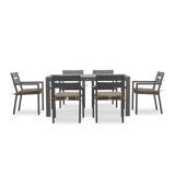 Pacifica Outdoor 7 - Piece Dining Set with Cushions