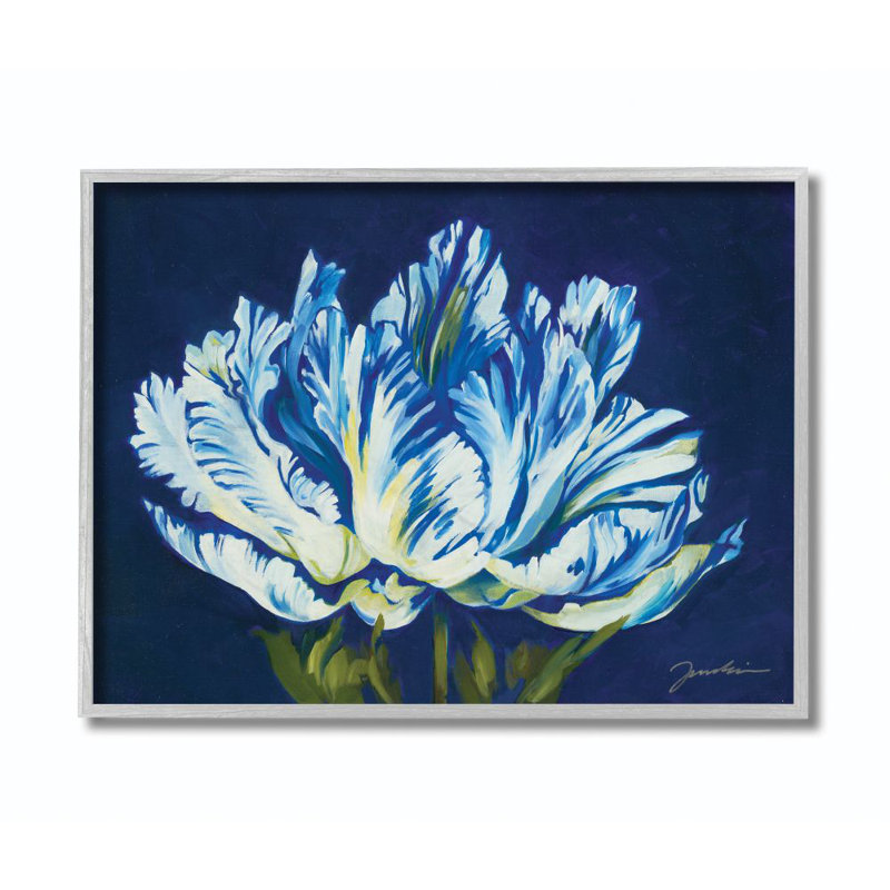 « fleur shape blue green », reproduction d’art, H 11 po x l 14 po, Estampe numérique Farmhouse