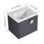 Meuble-lavabo simple 23,8 po avec plateau en céramique Harshni-1627813891