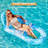 Inflatable Pool Floats Lounger with Cup Holders Foot Rest-97744161