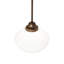 12" Wide Revival Schoolhouse Traditional Globe Pendant