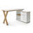 Geles 55.12'' W L-Shaped Writing Desk with Cabinet-1410100042