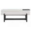 Banc de rangement rembourré avec tablette inférieure-1069356980