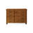 Modern Brown Solid Wood Accent Cabinet
