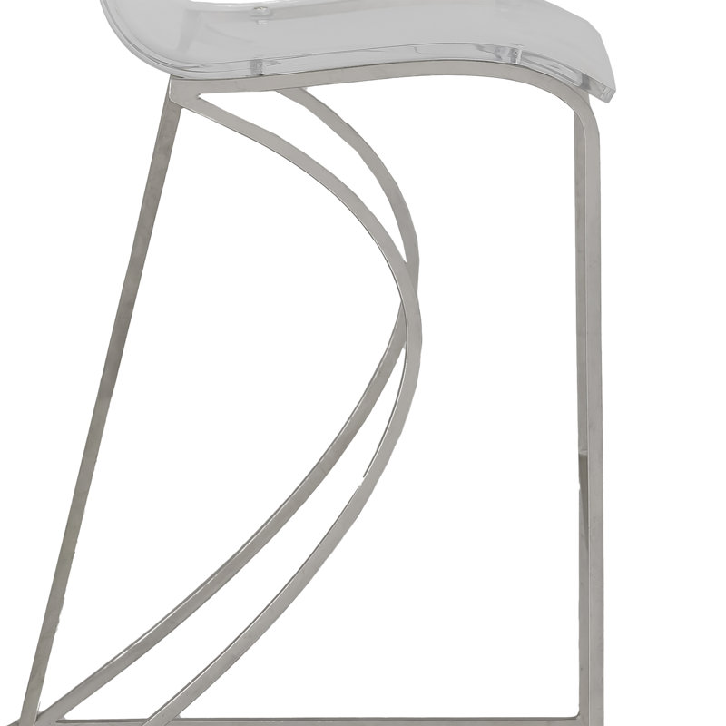 Johnson 24.75" Counter Height Stool - Silver, Antique Silver, Counter Stool (24.75" Seat Height)