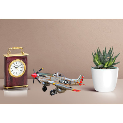 Huge 41'' Die Cast Metal and Tin Friction Pullback World War II Fighter Aircraft