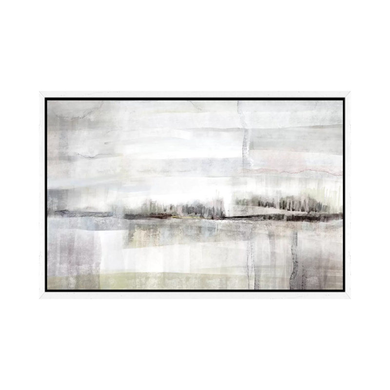 Valley Fair by Nan - Painting on Canvas, White Floater Framed, 66.04cm H x 101.6cm W x 3.81cm D