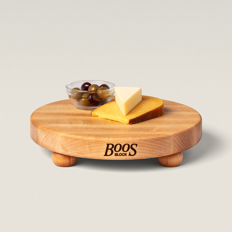 John Boos BoosBlock® 12" Round Maple Wood Cutting Board