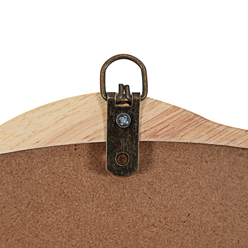 Miroir de salle de bain, Bois naturel, 31,01 po x 31,01 po