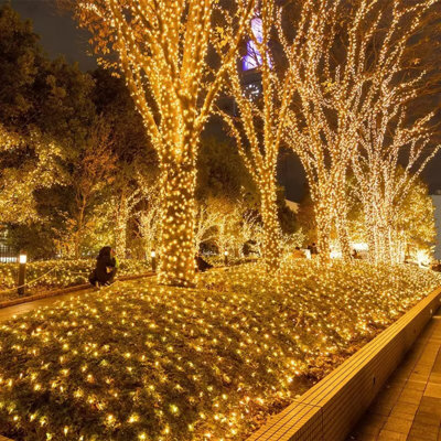 DIY LED Warm White Christmas Garland USB Powered String Fairy Light For Bedroom Wedding Party Decor, 80LED, 32.8Ft