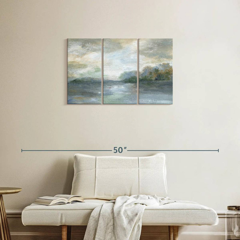 Avery Blue Ethereal, 20'' H X 33'' W