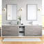 Ensemble de meuble-lavabo double mural 75 po Kiskimere