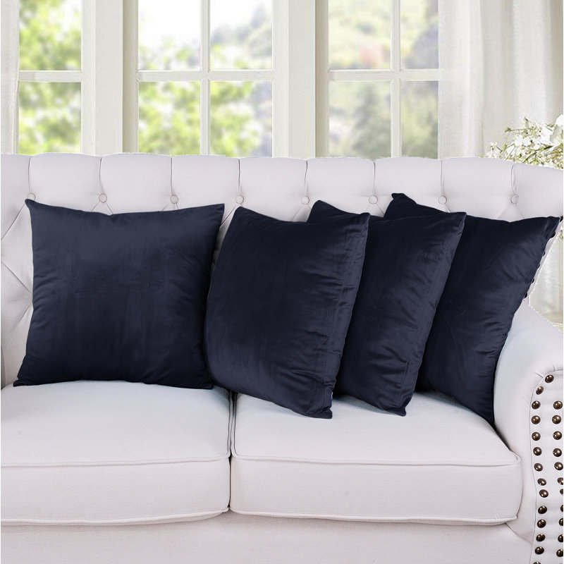 Square Cushion Cover, Navy Blazer