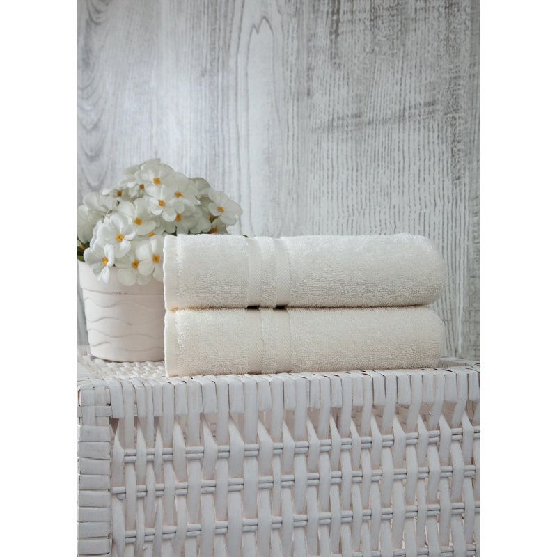 Hollington Turkish Cotton Hand Towel, Cream
