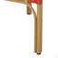 Ensemble de 2 tabourets de bar d'extérieur en osier et aluminium 29,5 po, finition bambou-400550289