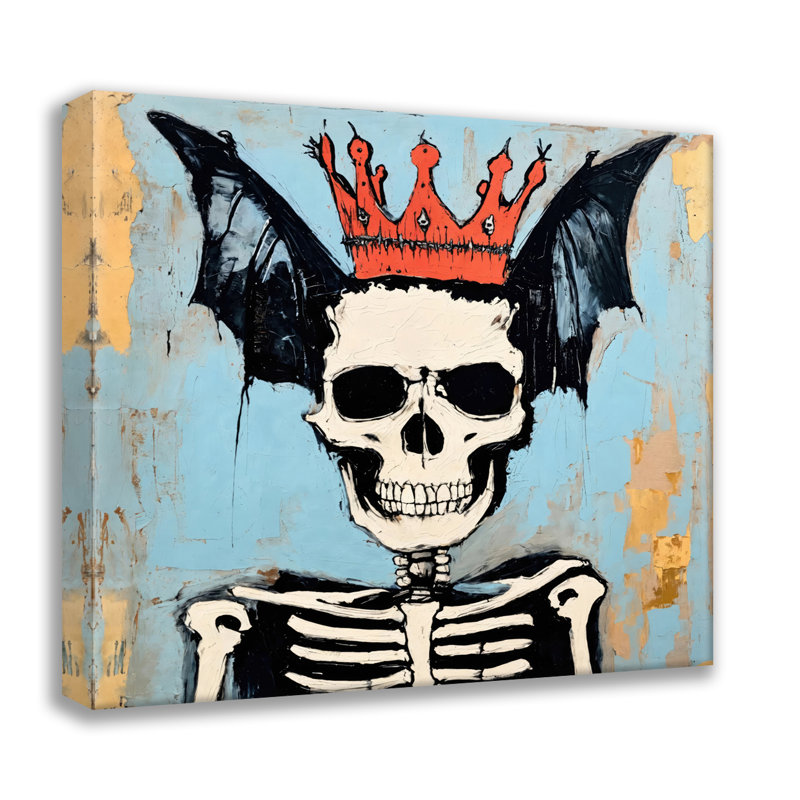 Batman 1 - Hommage - Basquiat, estampe numérique sur toile tendue, H 15 po x l 15 po