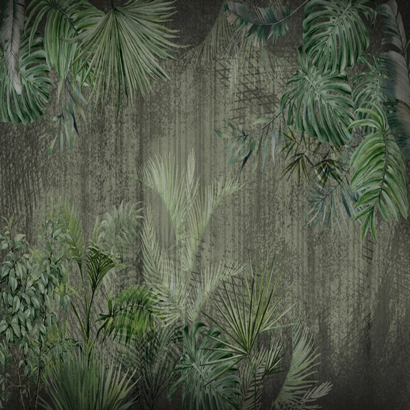 Midnight Jungle Retreat, 138" L x  105.96" W