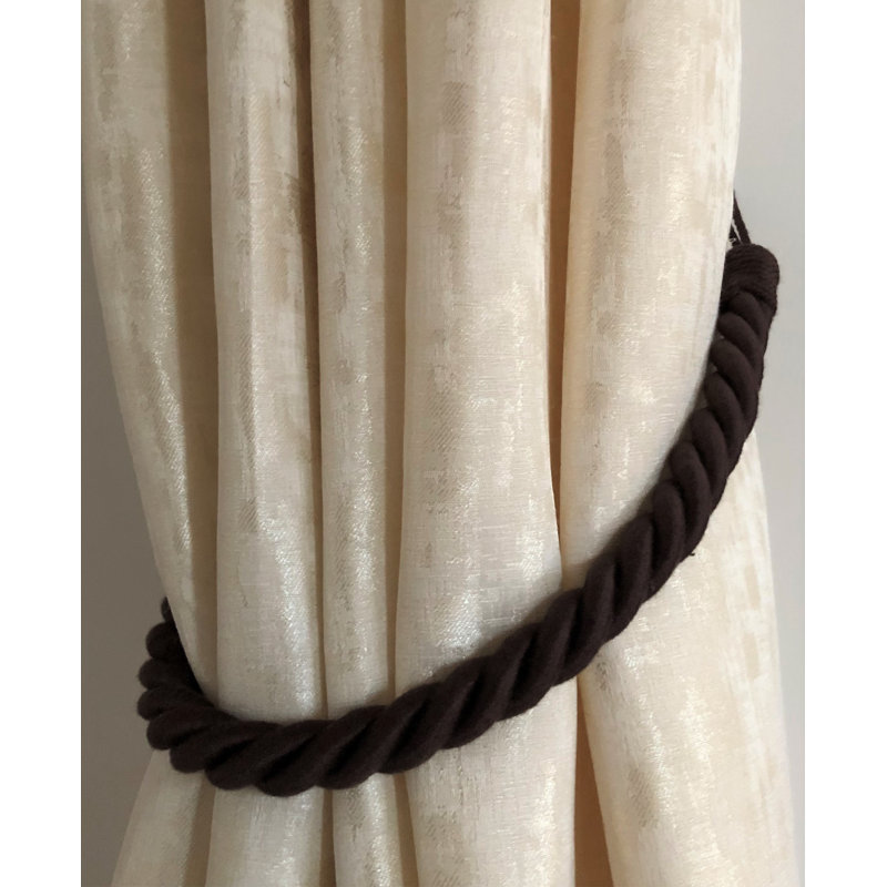 Sabine 2cm Curtain Holdback/Tieback, Chocolate