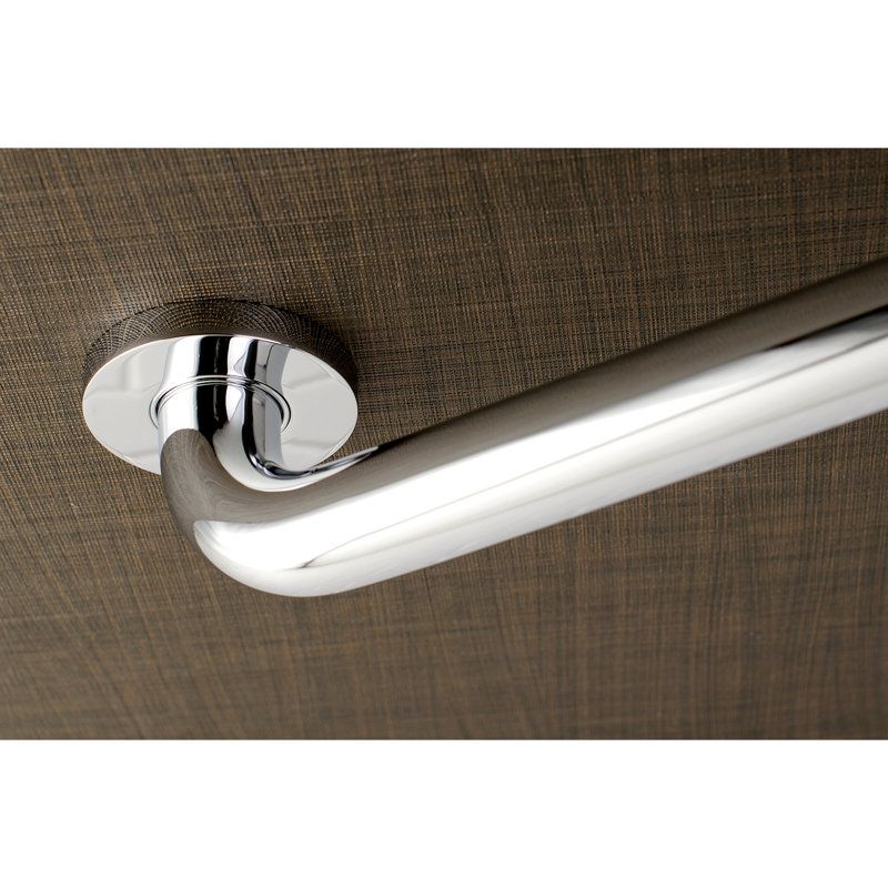 Kingston Brass Meridian 1-1/4 Inch O.D Grab Bar, Polished Brass, 14.81" W