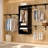 Seward  62-96 Inch Hanging Closet System With Hanging Rod (Can Be Cut to Fit)-1918371397