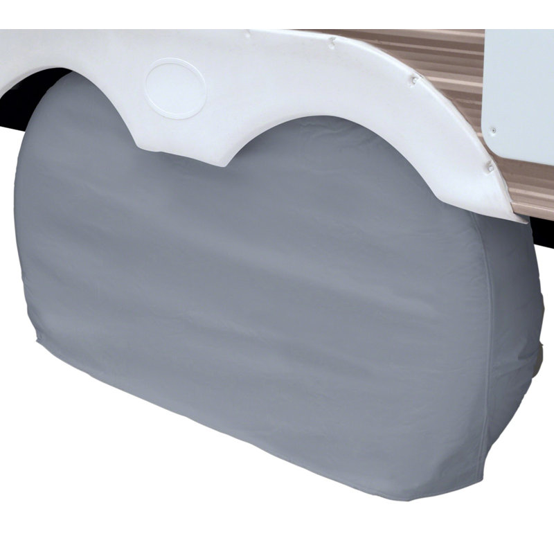 Enjoliveur de roue élastique Ayvrie, Gris, H 34 po x l 8 po x P 74 po