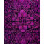 Overdyed Hand-Knotted Wool Modern-Contemporary Purple Runner 2' 7" x 18' 8"