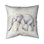 Elephant on mandalas - 16"x16" Outdoors Throw pillow - Spun poly - Print on demand