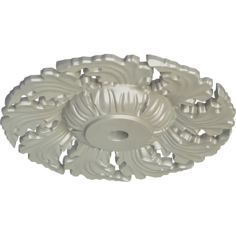 Médaillon de plafond Needham H 14,625 po x l 14,625 po x P 2,25 po, Cuivre Flash