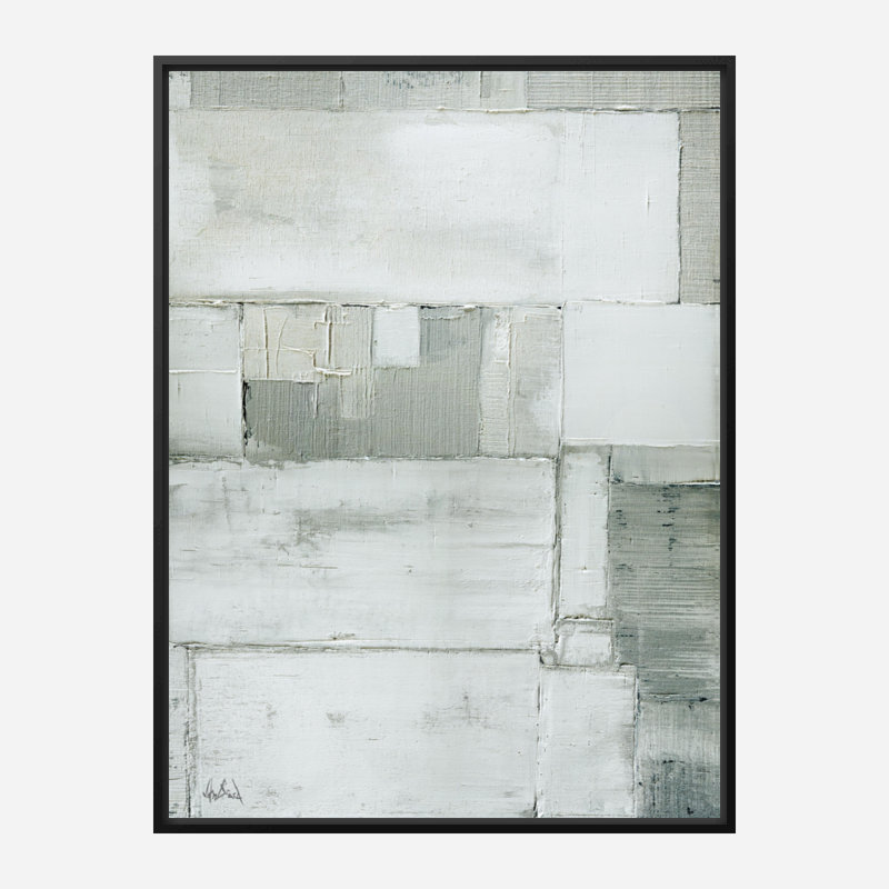 Elements, 48" H x 36" W x 1.75" D, Black Framed Canvas