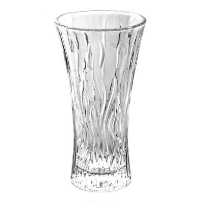 Lorren Home Trends 11.5" Tall Flame Cut Flower Vase for Home Décor