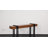 63 Inch Long Console Table, Industrial Sofa Table Behind The Couch Rectangular Entryway Table For Entrance Hallway Living Room, Brown