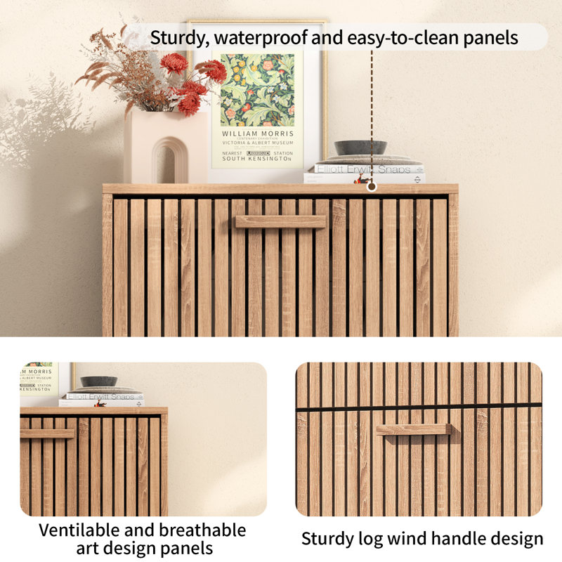 24 Pair Flip Down Shoe Storage