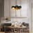 Grigor 5-Light Dimmable Drum Geometric Chandelier