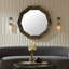 Kiernan Decagon Brass Mirror