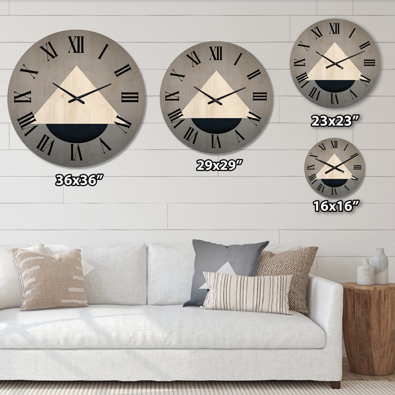 Très grande horloge murale rétro, Moyenne