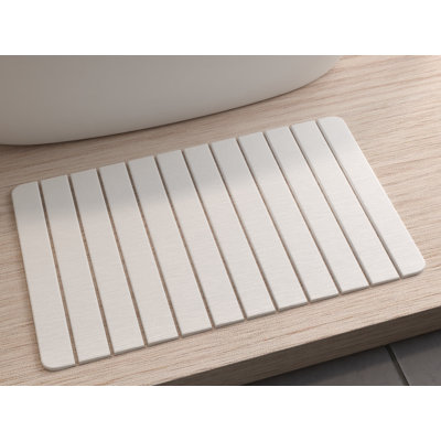 Tapis de bain en pierre Diatomite à séchage rapide - 34 po x 21 po (grand)