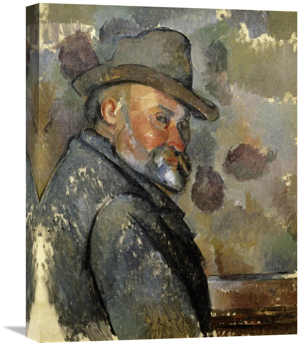 Vault W Artwork 'Self Portrait' by Paul Cezanne Painting Print on ...