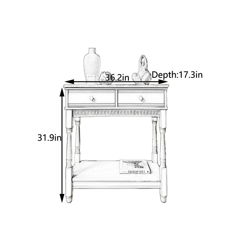 Wasseem, 31.9" H x 36.2" W x 17.3" D